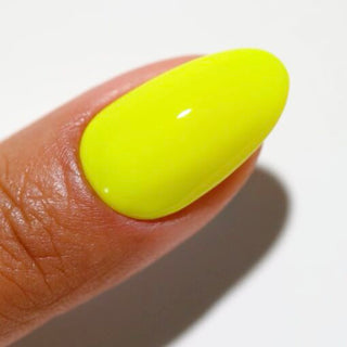 DND DV 188 Highlighter Yellow - DND Diva Gel Polish & Matching Nail Lacquer Duo Set