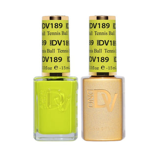  DND DV 189 Tennis Ball - DND Diva Gel Polish & Matching Nail Lacquer Duo Set by DND Diva sold by DTK Nail Supply