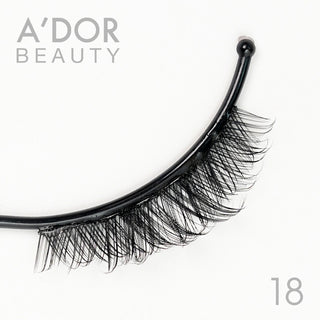 A’dor Beauty Eyelash thick & Volume box number 18