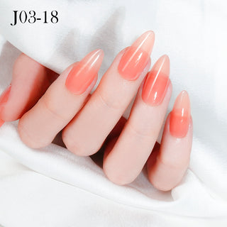 Jelly Gel Polish Colors - Lavis J03-18 - Bare With Me Collection