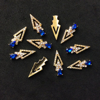  LX2 #200-215 2PCS Rhinestone Double Arrow Nail Charm by Nail Charm sold by DTK Nail Supply