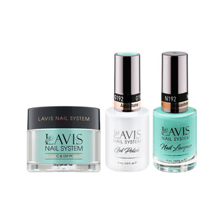  LAVIS 3 in 1 - 192 Aquastone - Acrylic & Dip Powder, Gel & Lacquer by LAVIS NAILS sold by DTK Nail Supply