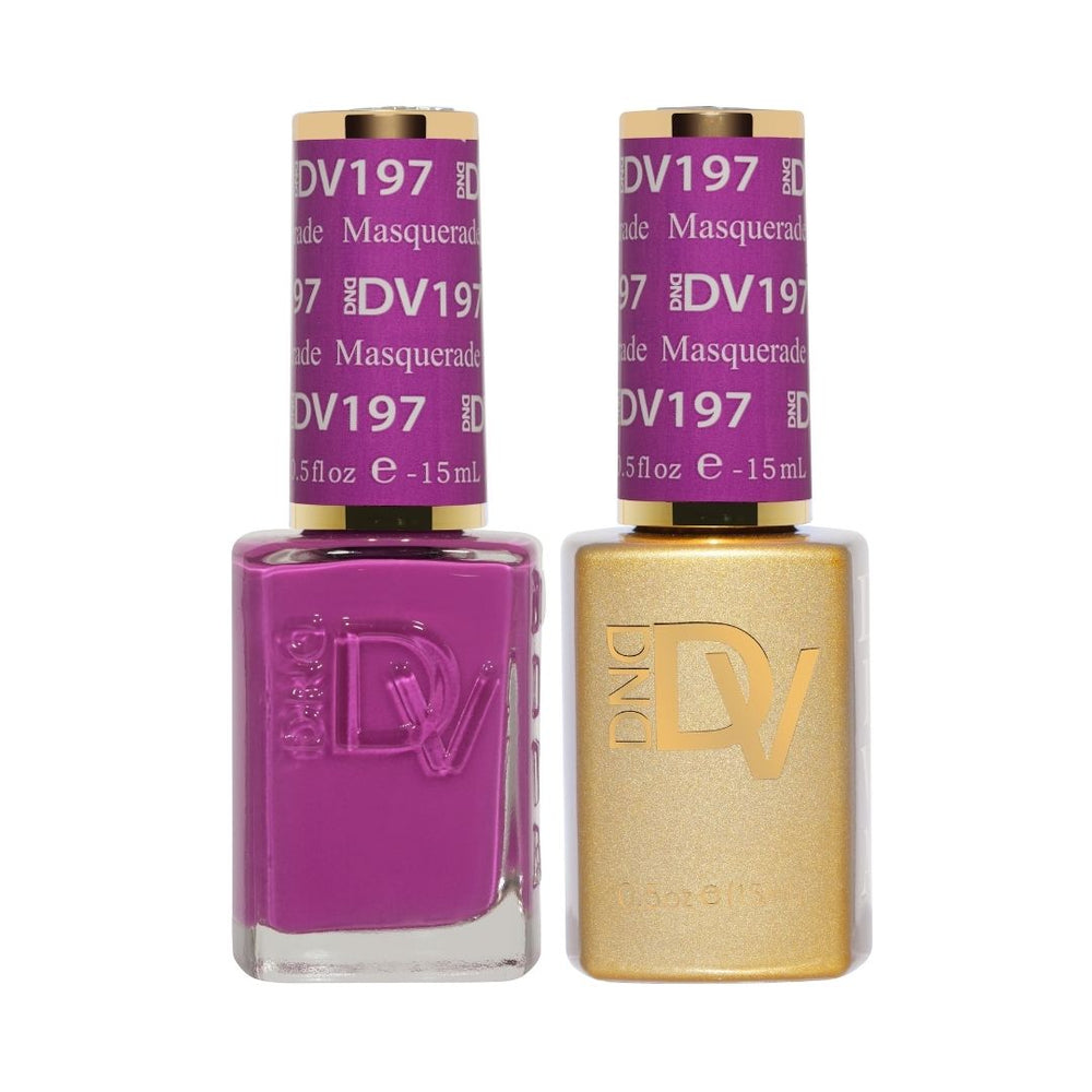 DND DV 197 Masquerade - DND Diva Gel Polish & Matching Nail Lacquer Duo Set