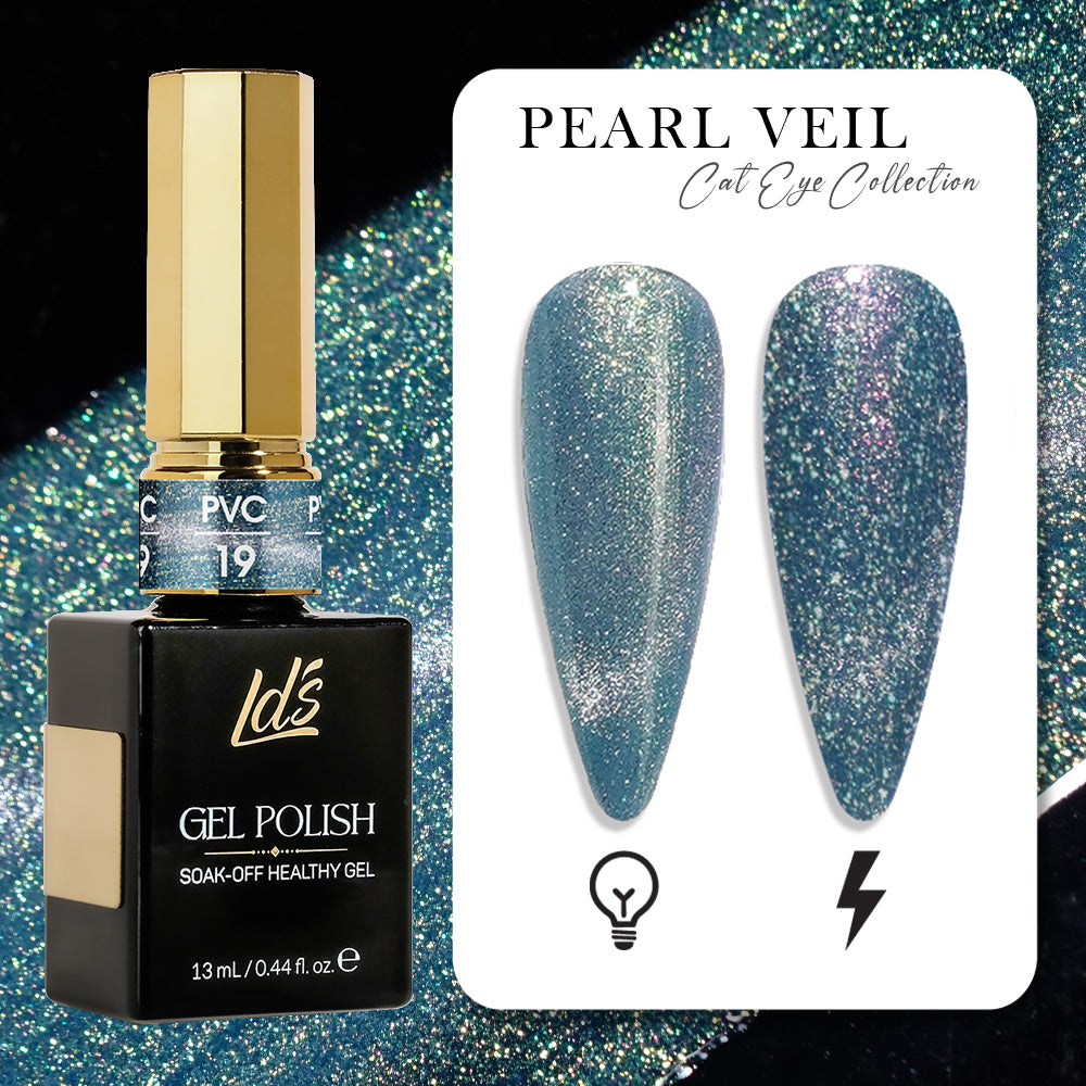  LDS Pearl CE - 19 - Pearl Veil Cat Eye Collection by LDS sold by DTK Nail Supply