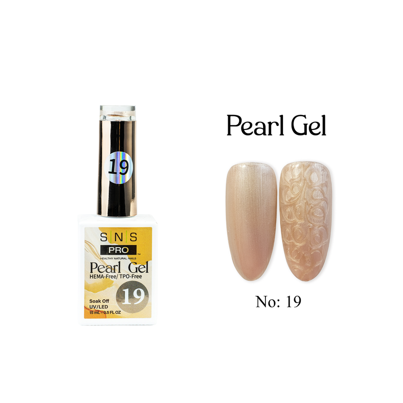 SNS Pearl Gel Collection - 19 - Gel Polish 0.5 oz - DTK Nail Supply