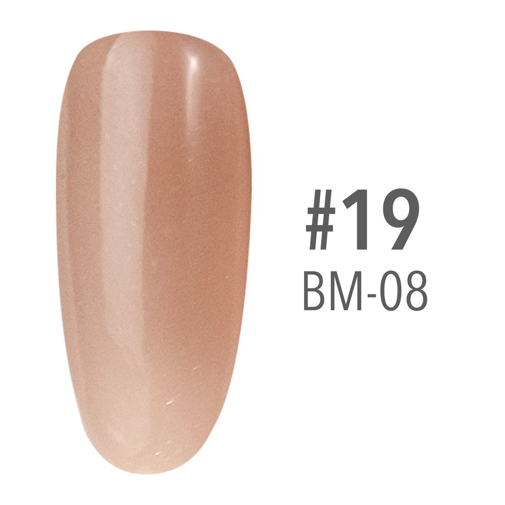 SNS Pro Pink Collection Gel&Lac - 019 BM-08