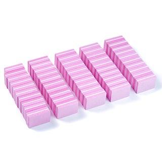 Mini Double-sided Sanding Buffer - Pink (Pack of 50pcs)