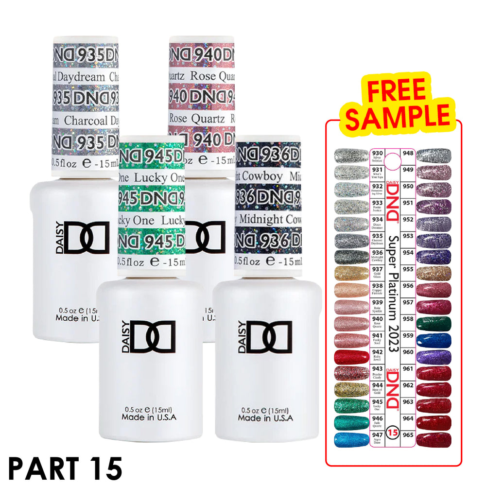 DND Part 15 - Set Of 36 Gel Polish
