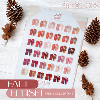 LDS Set of 36 Gel Polish (0.5oz) - Fall 1 - Fall Flush Collection