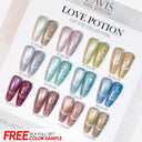 LAVIS Cat Eyes CE9 (Ver1) - Set 12 Gel Polish 0.5 oz - Love Pition Collection