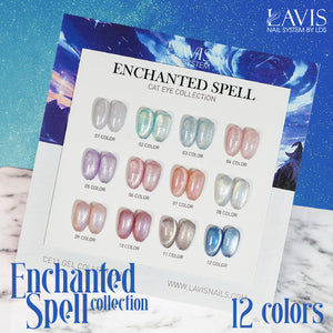 LAVIS Cat Eyes CE11 - 12 - Gel Polish 0.5 oz - Enchanted Spell Collection