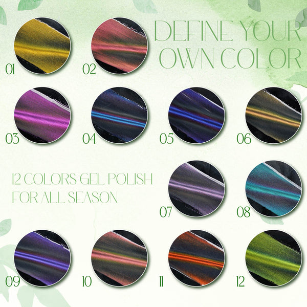 LAVIS Cat Eyes CE16 - 12 - Gel Polish 0.5 oz - Double Vision Collection