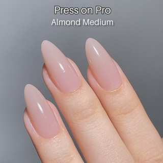 LAVIS Press On Pro - Almond Medium Ombre Colors