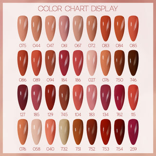 LDS Set of 36 Gel Polish (0.5oz) - Fall 1 - Fall Flush Collection