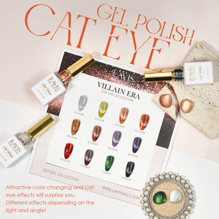 LAVIS Cat Eyes CE7 - Gel Polish 0.5 oz - VILLIAIN ERA Collection