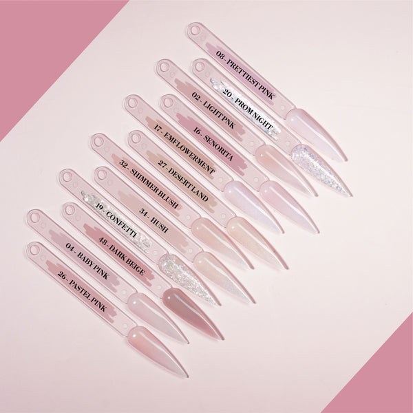  LAVIS ACRYLIC COVER 48 Colors 1.5oz by LAVIS NAILS sold by DTK Nail Supply