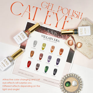 LAVIS Cat Eyes CE7 - 10 - Gel Polish 0.5 oz - VILLIAIN ERA Collection