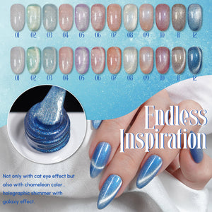 LAVIS Cat Eyes CE11 - 12 - Gel Polish 0.5 oz - Enchanted Spell Collection