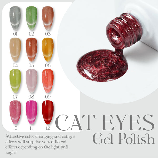 LAVIS Cat Eyes CE1 - Gel Polish 0.5 oz - Cozy Cashmere Collection by LAVIS NAILS sold by DTK Nail Supply
