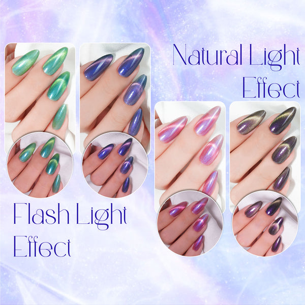 LAVIS Cat Eyes CE6 - Gel Polish 0.5 oz - Mysterious Land Collection by LAVIS NAILS sold by DTK Nail Supply