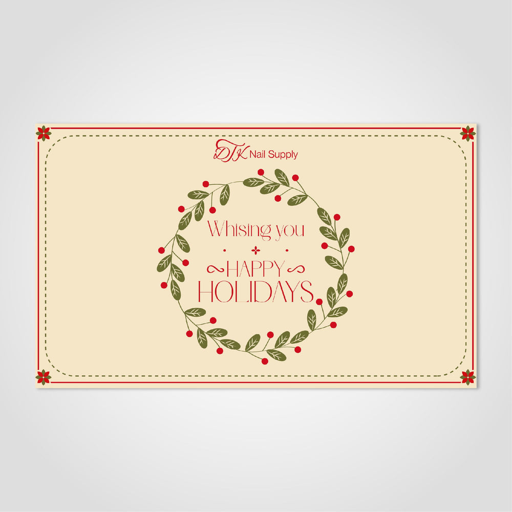  E-Gift Card: Happy Holidays - 4 by DTK Nail Supply sold by DTK Nail Supply