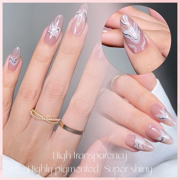 Jelly Gel Polish Colors - Lavis J03-11 - Bare With Me Collection by LAVIS NAILS sold by DTK Nail Supply