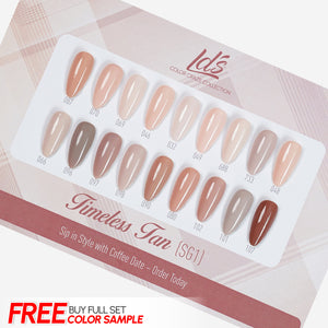 LDS Set 18 Colors - SG1 Timeless Tan Collection - 0.5oz