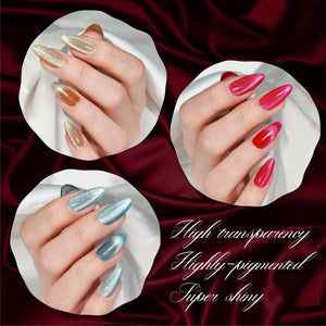LAVIS Cat Eyes CE2 - 06 - Gel Polish 0.5 oz - Under The Sea Collection by LAVIS NAILS sold by DTK Nail Supply
