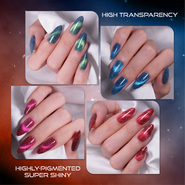 LAVIS Cat Eyes CE14 - 07 (Ver1) - Gel Polish 0.5 oz - Cosmic Voltage Collection