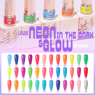 LAVIS LX4 - 36 - Gel Polish 0.5 oz - Urban Lightning Collection