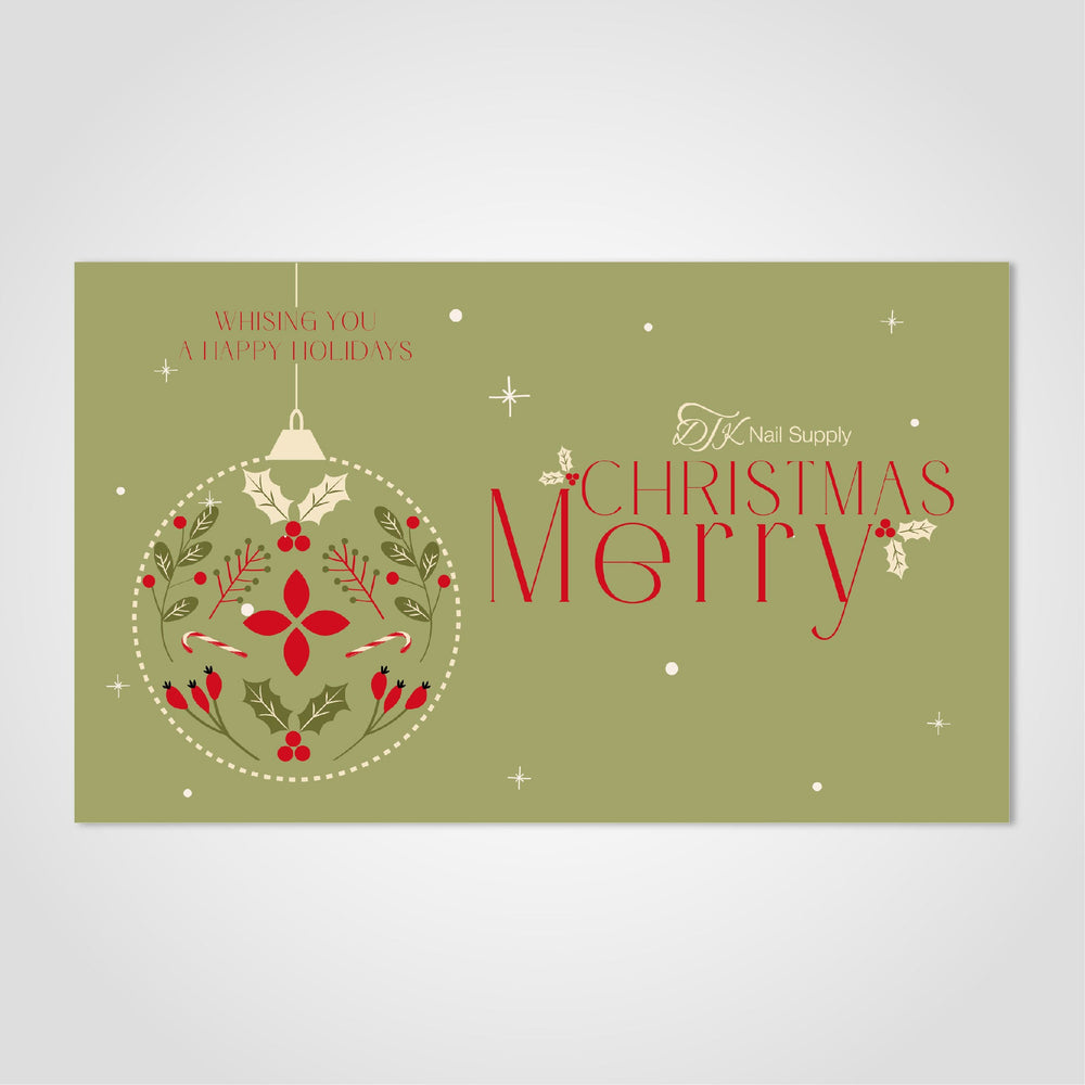  E-Gift Card: Happy Holidays - 5 by DTK Nail Supply sold by DTK Nail Supply