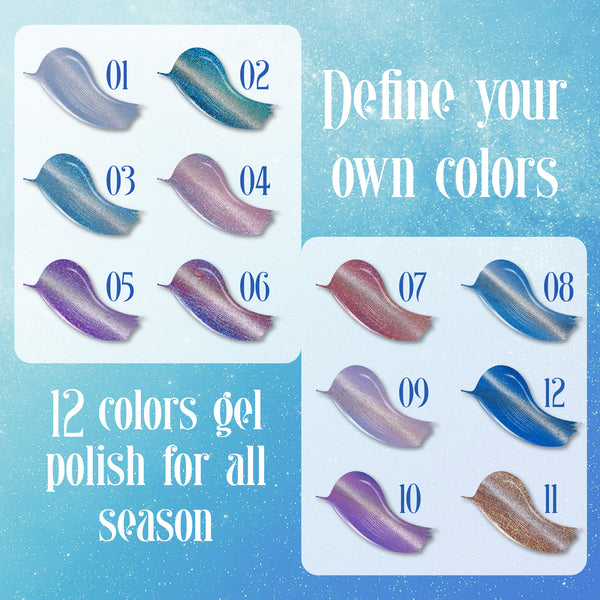 LAVIS Cat Eyes CE11 - 12 - Gel Polish 0.5 oz - Enchanted Spell Collection