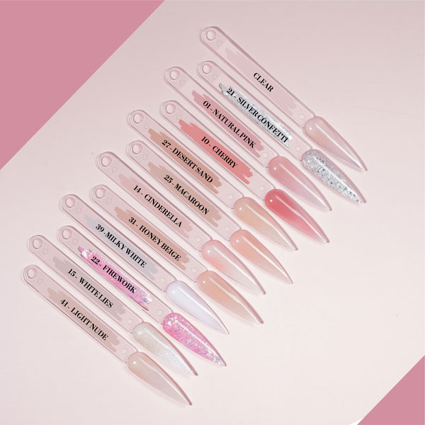  LAVIS ACRYLIC COVER 48 Colors 1.5oz by LAVIS NAILS sold by DTK Nail Supply