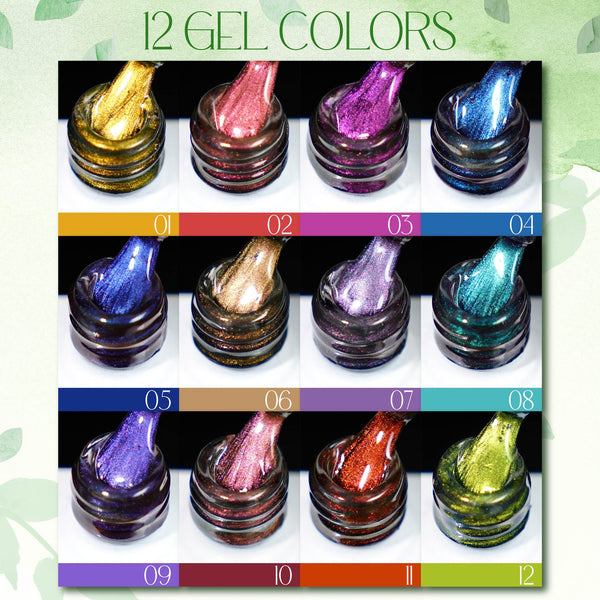 LAVIS Cat Eyes CE16 - 12 - Gel Polish 0.5 oz - Double Vision Collection