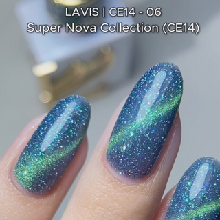 LAVIS Cat Eyes CE14 - 06 - Gel Polish 0.5 oz - Super Nova Collection