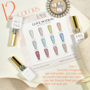 LAVIS Cat Eyes CE9 - 10 - Gel Polish 0.5 oz -  Lavis LOVE POTION Collection by LAVIS NAILS sold by DTK Nail Supply