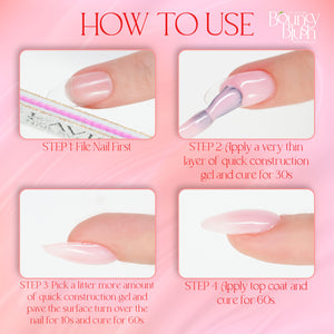  LDS Rubber Base Gel - RB-01 - GEL POLISH 0.5 OZ - Bouncy Blush Collection by LDS sold by DTK Nail Supply