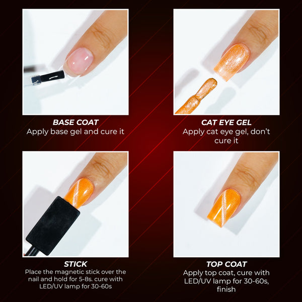 LAVIS Cat Eyes CE3 - 09 - Gel Polish 0.5 oz - Tropical Candy Collection by LAVIS NAILS sold by DTK Nail Supply