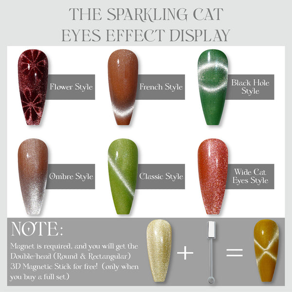 LAVIS Cat Eyes CE1 - Gel Polish 0.5 oz - Cozy Cashmere Collection by LAVIS NAILS sold by DTK Nail Supply