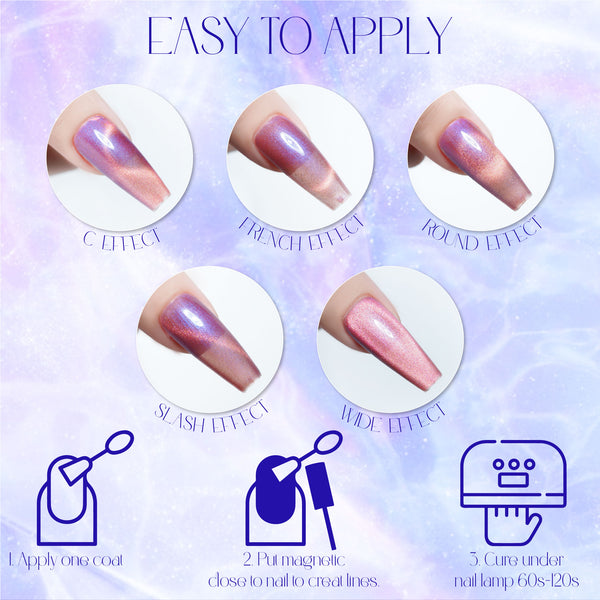 LAVIS Cat Eyes CE6 - 05 - Gel Polish 0.5 oz - Mysterious Land Collection by LAVIS NAILS sold by DTK Nail Supply