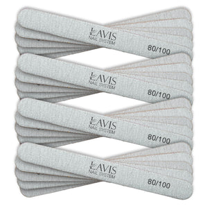  Lavis 50Pcs Regular Nail Files 80/100 by OTHER sold by DTK Nail Supply