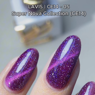 LAVIS Cat Eyes CE14 - 05 - Gel Polish 0.5 oz - Super Nova Collection