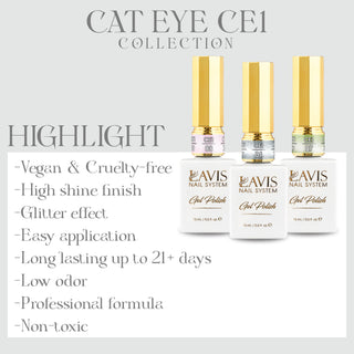 LAVIS Cat Eyes CE1 - 04 - Gel Polish 0.5 oz - Cozy Cashmere Collection