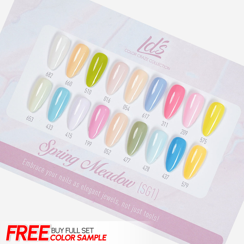 LDS Set 18 Colors - SG1 Spring Meadow Collection - 0.5oz