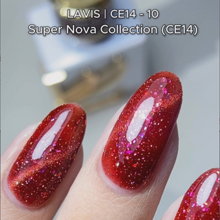 LAVIS Cat Eyes CE14 - 10 - Gel Polish 0.5 oz - Super Nova Collection