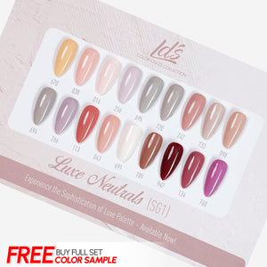 LDS Set 18 Colors - SG1 Luxe Neutrals Collection - 0.5oz