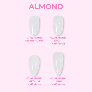 4 - Almond Shape LDS Soft Gel