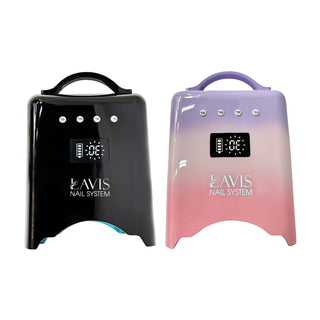 2 LAVIS UV/LED Nail Lamps - Black - Pink