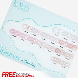LAVIS Set 18 Colors - Builder Gel In The Jar 30ml
