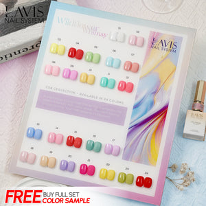 LAVIS C04 - Set 24 Colors - Gel Polish 0.5 oz - Wildflower Whimsy Collection